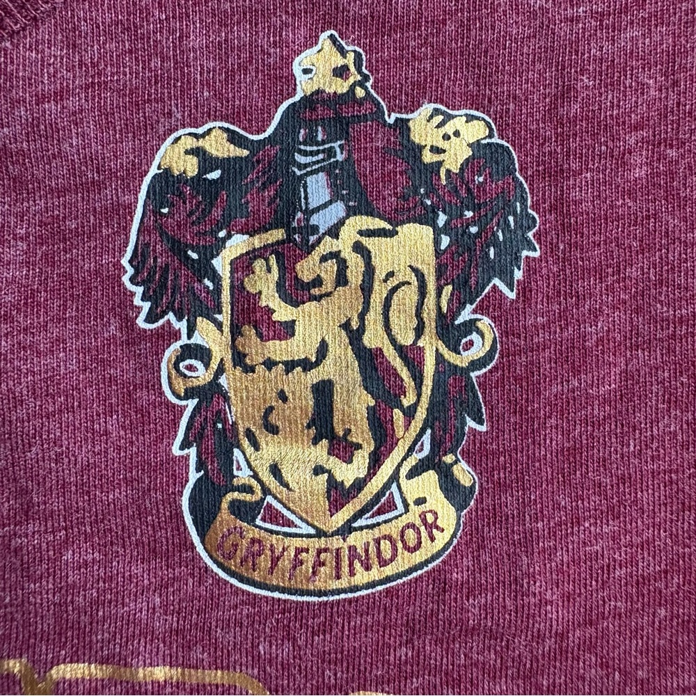 Warner Bros. Gryffindor Maroon Tee with Stripes - Picture 8 of 8